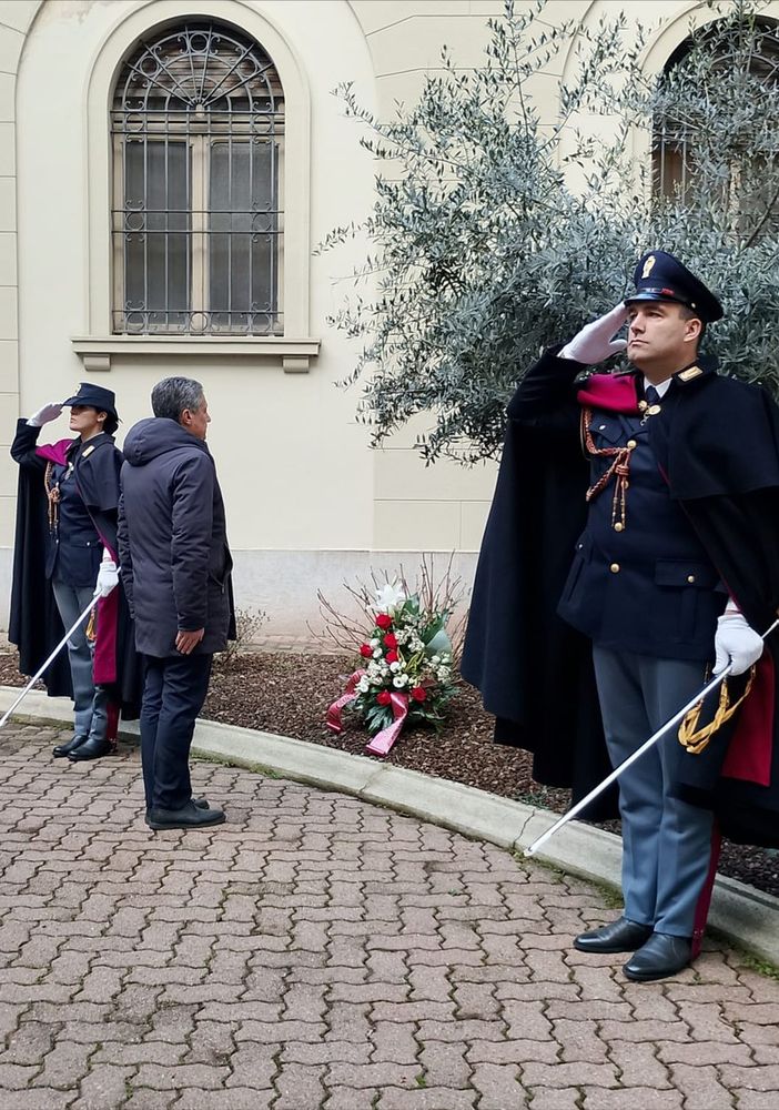 Nel cortile d'onore della Questura ricordato Giovanni Palatucci