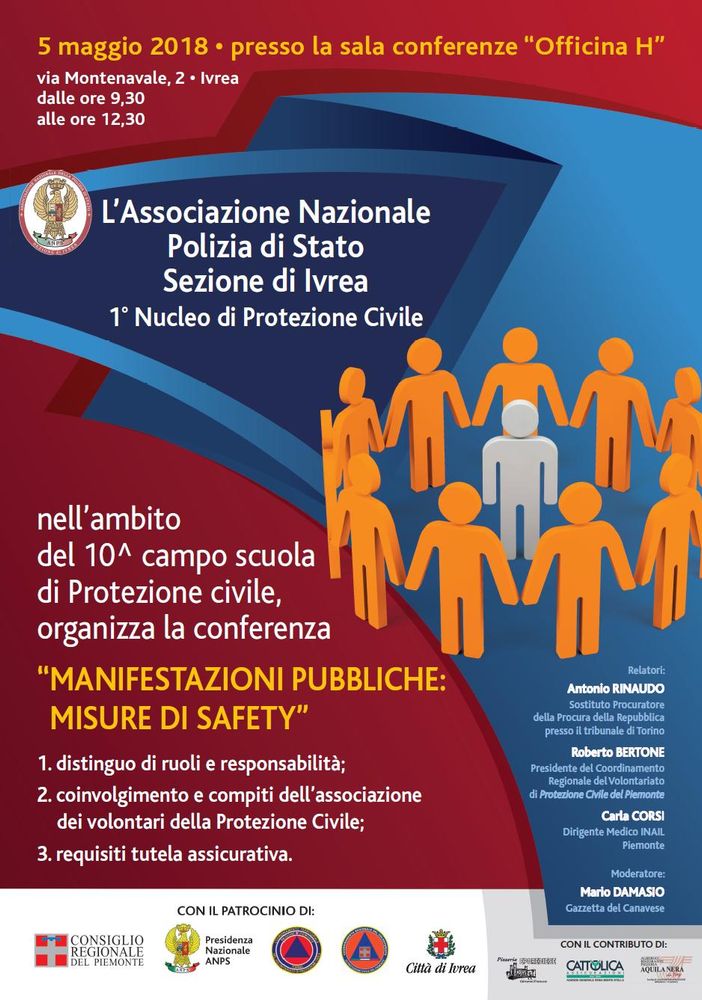 Ivrea, sabato 5 maggio un incontro per discutere sulla circolare Gabrielli