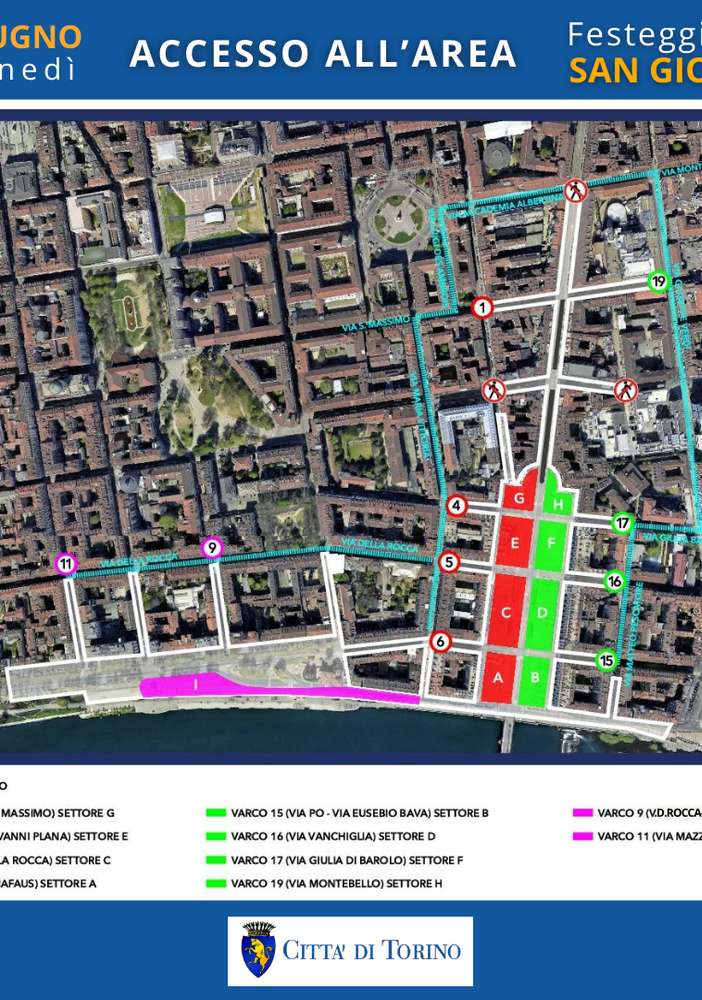 San Giovanni &quot;modifica&quot; la viabilità in centro: ecco le strade chiuse il 23 e 24 giugno