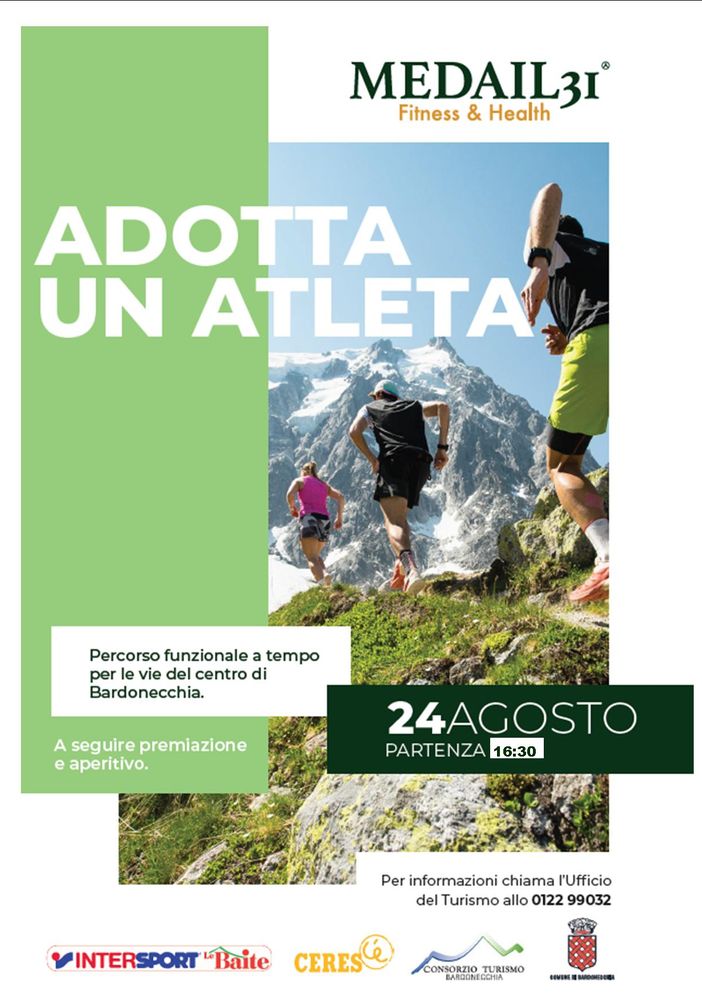 Sabato a Bardonecchia appuntamento con &quot;Adotta un atleta. Percorso funzionale a tempo&quot;