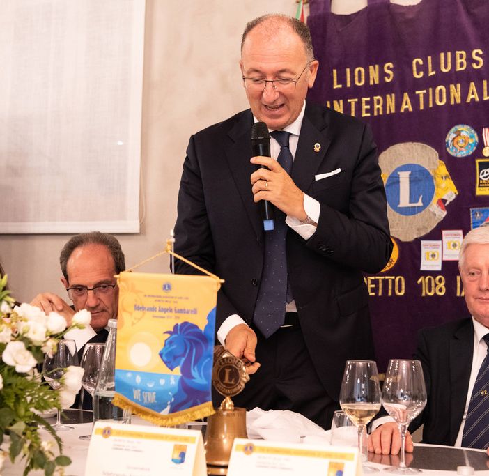 Lions, Ildebrando Angelo Gambarelli governatore del distretto 108Ia3 2018/2019