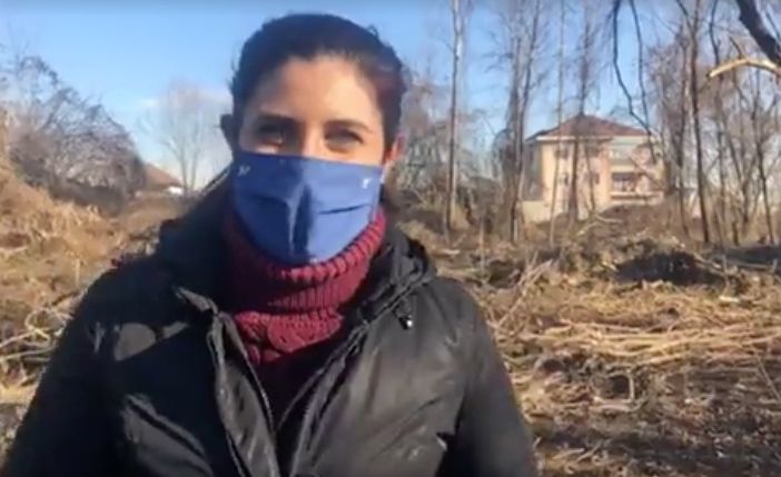 La sindaca Chiara Appendino in diretta da strada San Mauro