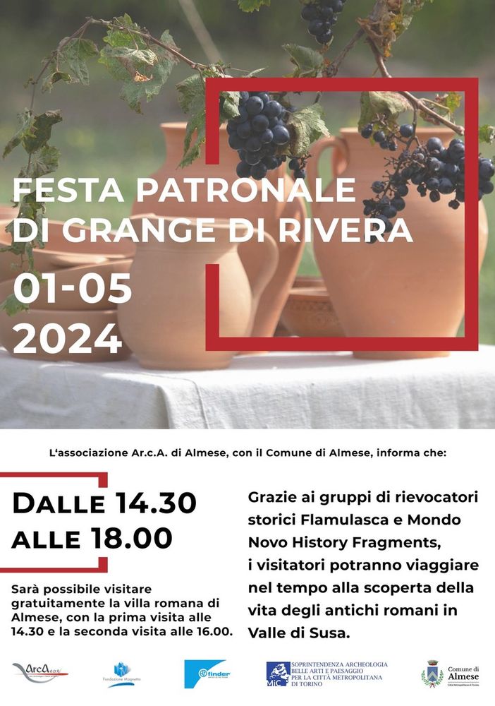 L'associazione Ar.c.A. organizza una visita speciale alla villa romana di Almese