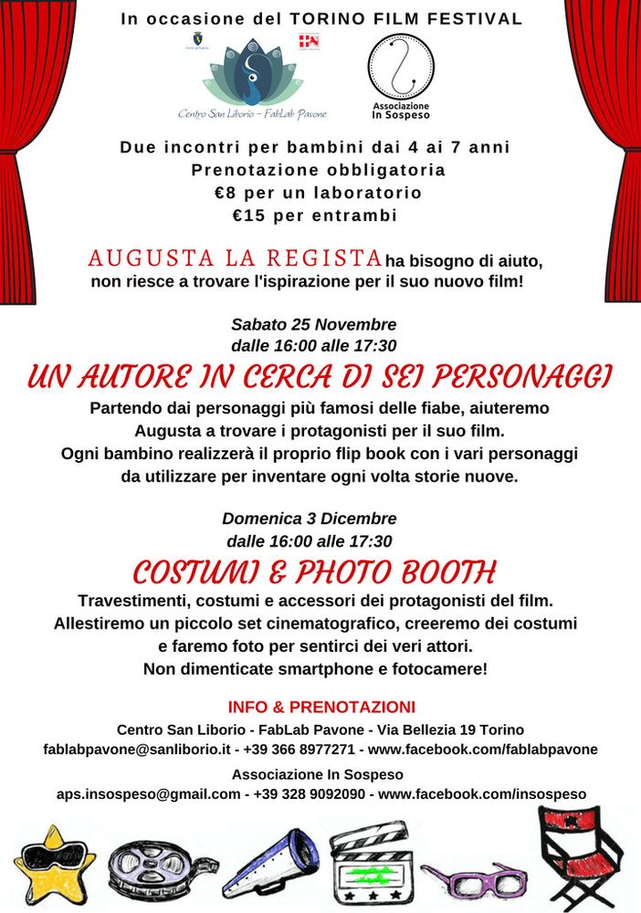 Augusta la regista. Laboratori per bambini dai 4 ai 7 anni