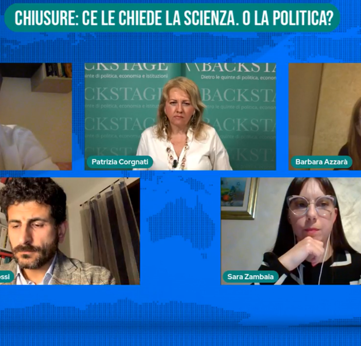 Backstage. Le chiusure ce le chiede la scienza o la politica? (video)