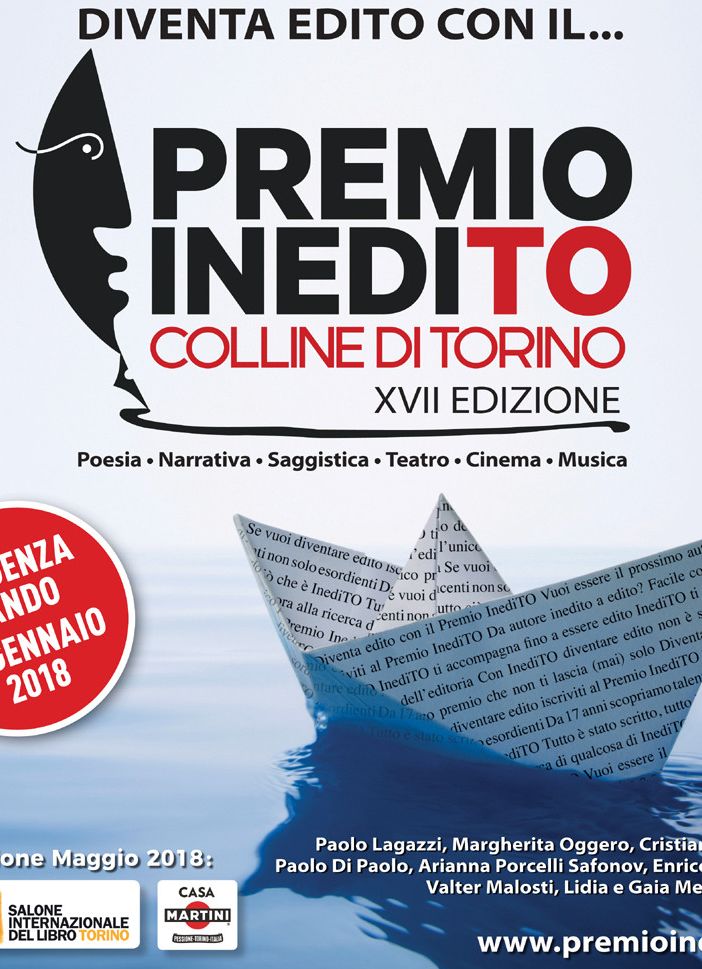 Fino al 31 gennaio il bando XVII edizione Premio InediTO