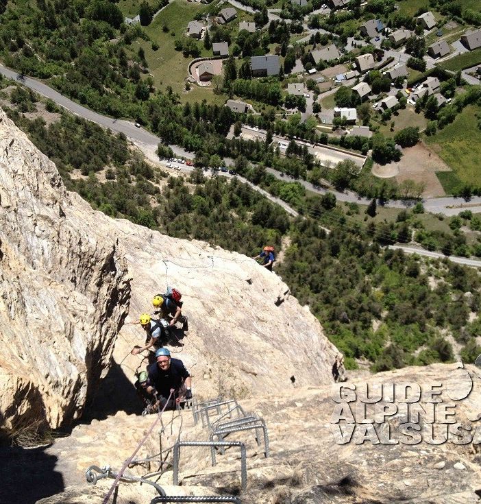Bardonecchia, ripristinata e agibile la via ferrata Atletica Rouas