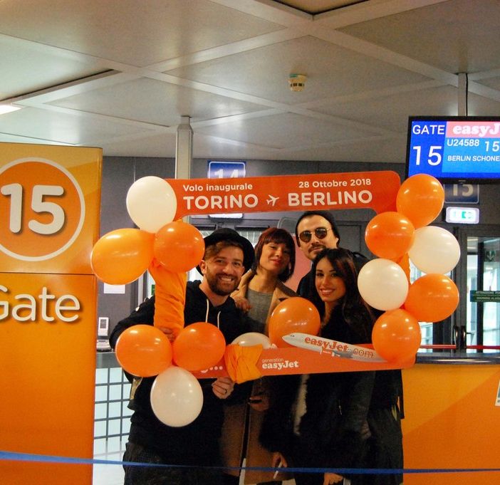 Aeroporto Caselle, inaugurato il nuovo collegamento Torino-Berlino di easyJet