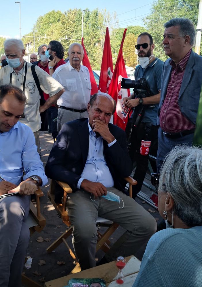 Bersani a Torino per Lo Russo: &quot;Costruire campo progressista coi 5 stelle contro le destre&quot; [VIDEO]