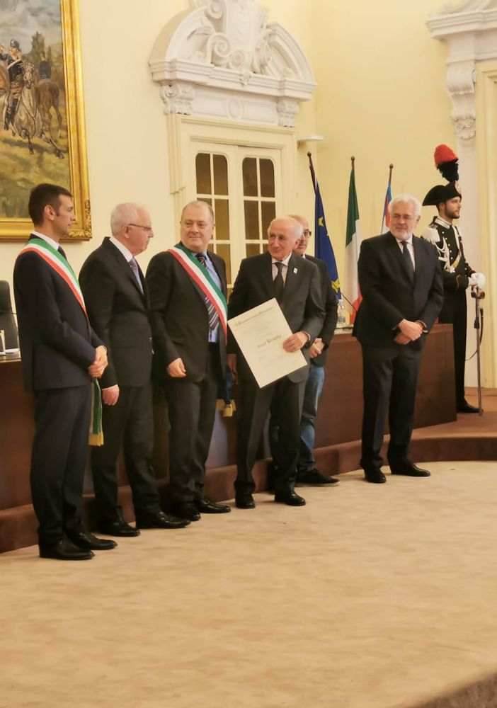 Oscar Bertetto cavaliere al merito della Repubblica italiana