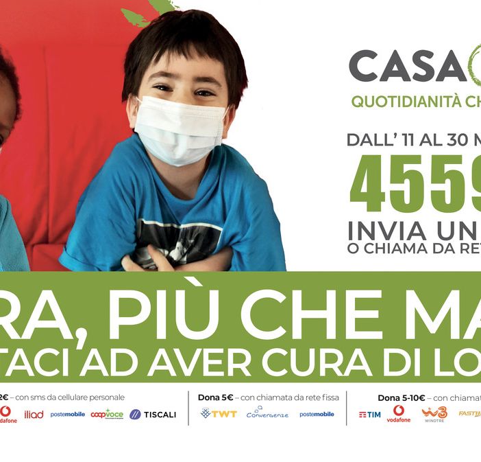 &quot;Ora, più che mai&quot;: parte la raccolta fondi a sostegno dei bambini malati e disabili di CasaOz