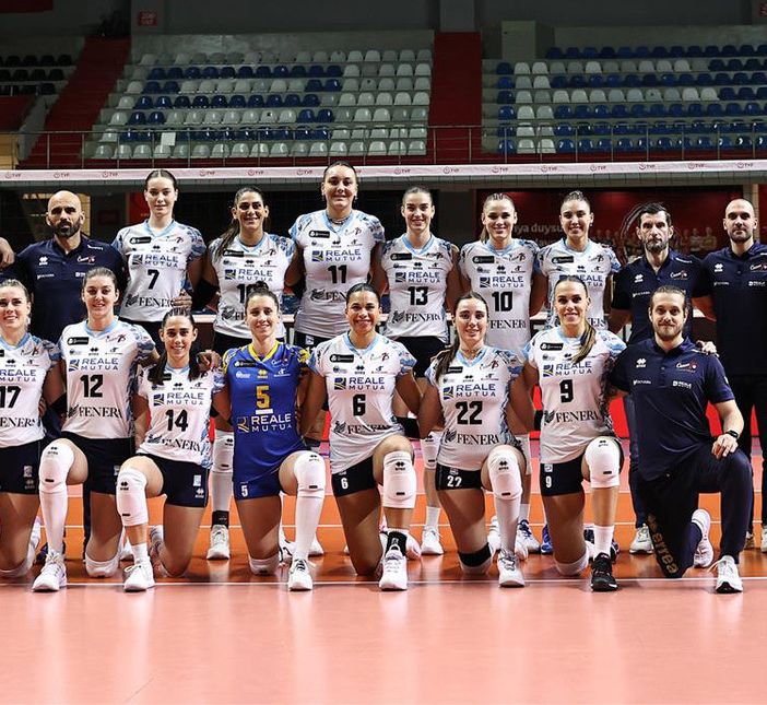 CEV Challenge Cup, la Reale Mutua Fenera Chieri ’76 vince 1-3 a Istanbul
