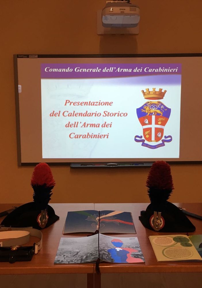 Presentato il Calendario Storico e l’Agenda 2017 dell’Arma dei Carabinieri