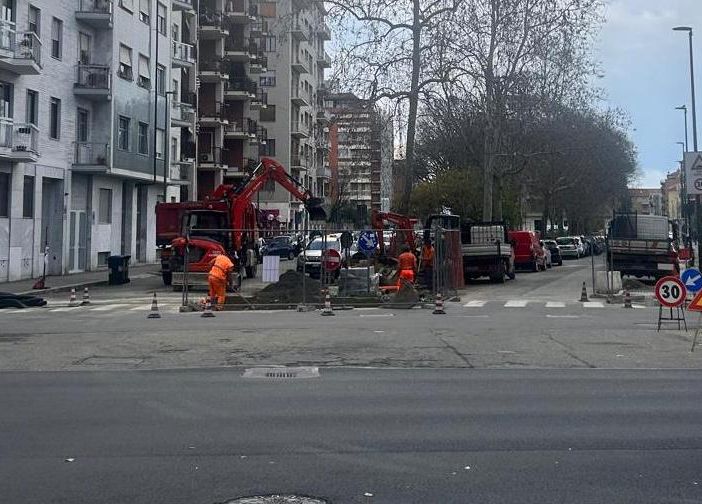 I cantieri in corso Francia