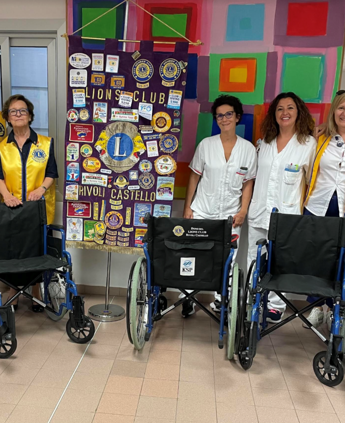 Dieci carrozzine rigenerate per l’ospedale infantile Regina Margherita di Torino