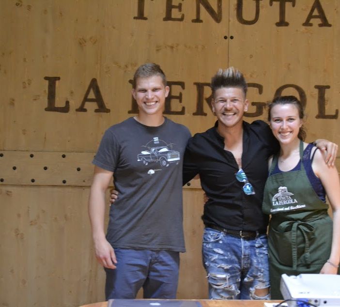 Lo chef Bongiovanni in visita alla Cascina &quot;La pergola&quot;