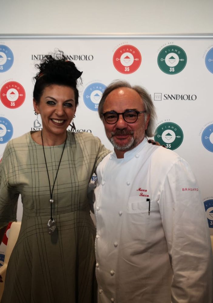 Dal 3 settembre lo Chef Sacco torna al Piano 35: al lounge bar la Barlady Cinzia Ferro