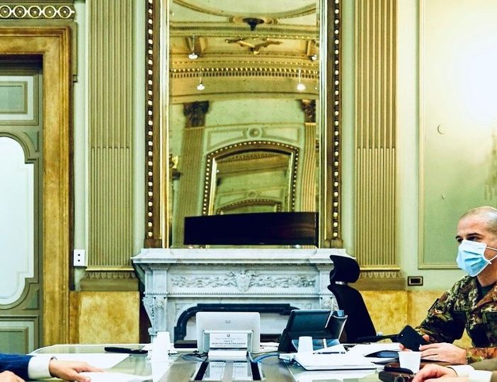 Cirio e il generale Figliuolo