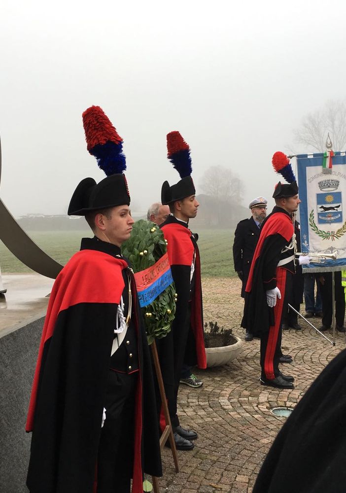 A Volpiano l'Arma commemora i 4 carabinieri morti nello schianto dell'elicottero
