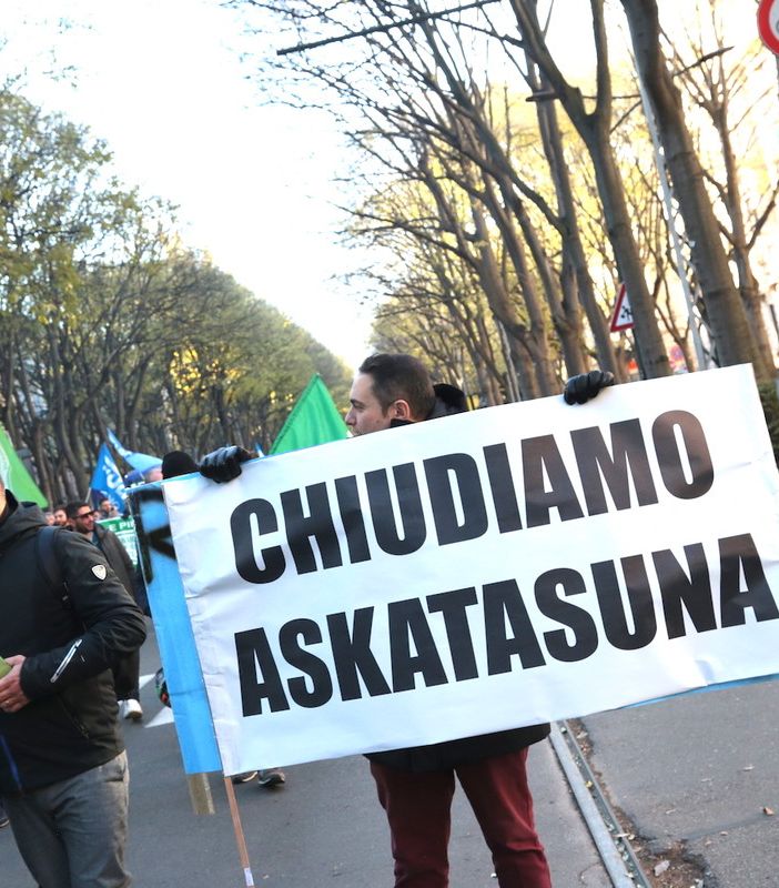 manifestazione sindacale forze dell'ordine
