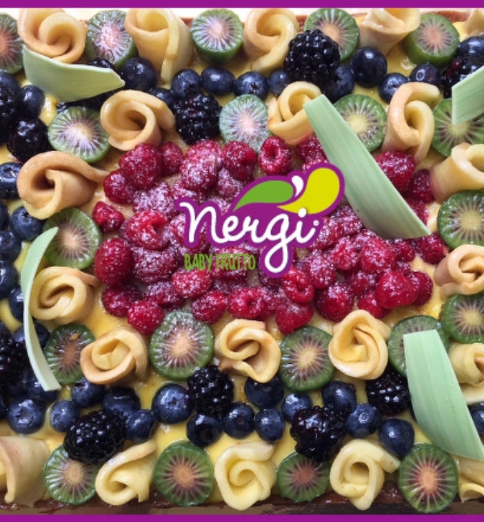 Mercoledì Veg: Crostata con Nergi, piccoli frutti e mele sudate nel limone  con crema pasticcera al limone del Garda