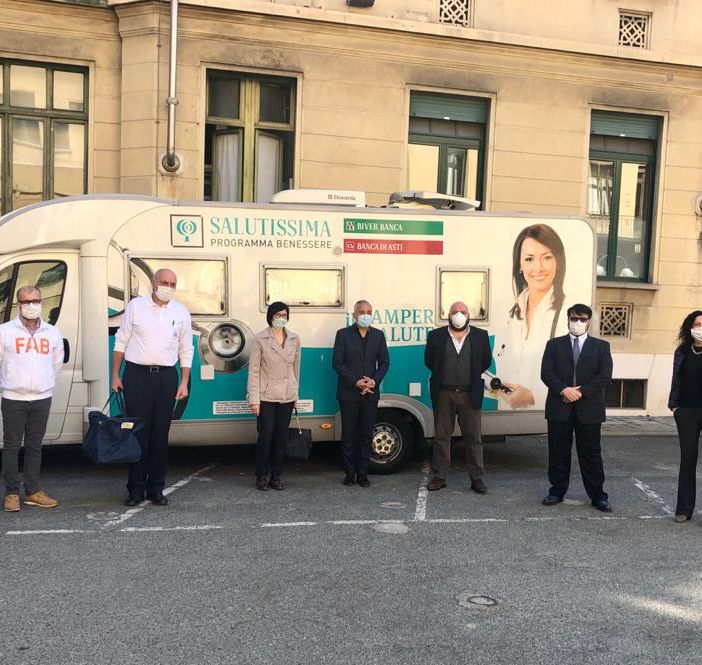 Un camper per la Città della Salute, Caucino e Carosso: &quot;Grande gesto di generosità&quot;