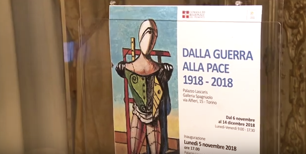 “Dalla Guerra alla Pace 1918 – 2018” per celebrare i 100 anni dalla fine della prima guerra mondiale, presso la sede Consiglio Regionale Piemonte