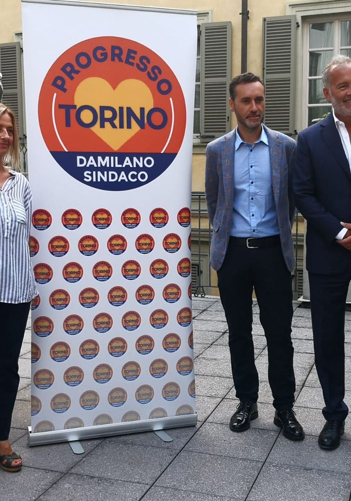 Il candidato sindaco Paolo Damilano