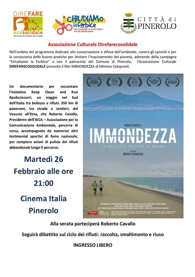 Direfare Ecosolidale, la nuova edizione si apre con il film &quot;Immondezza&quot;