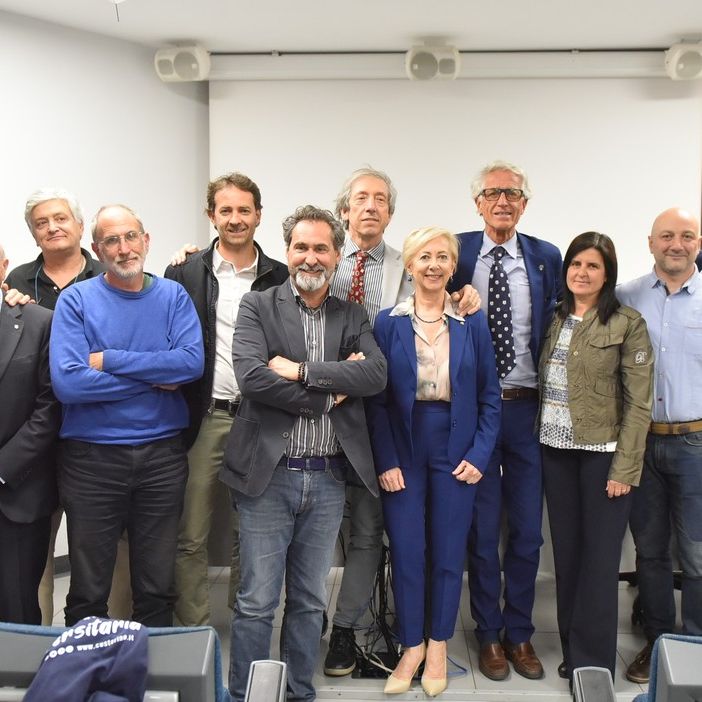 Il direttivo del Cus (foto Mario Sofia)