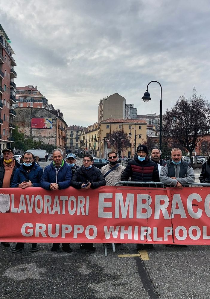 Manifestazione ex Embraco