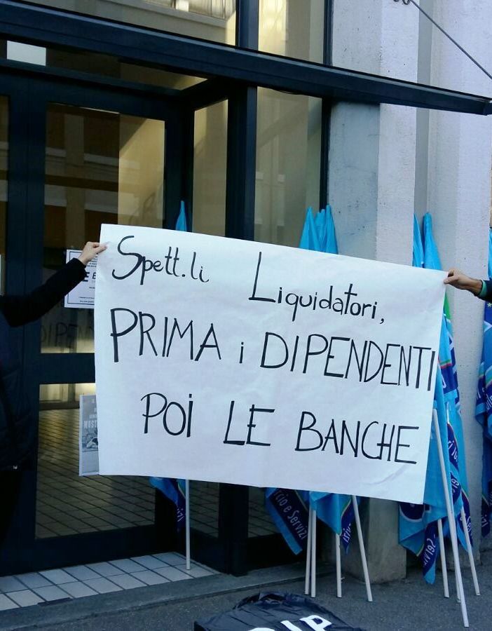 Nominati i liquidatori per Eurofidi, i sindacati: &quot;Pronti all'assemblea permanente in caso di licenziamento collettivo&quot;
