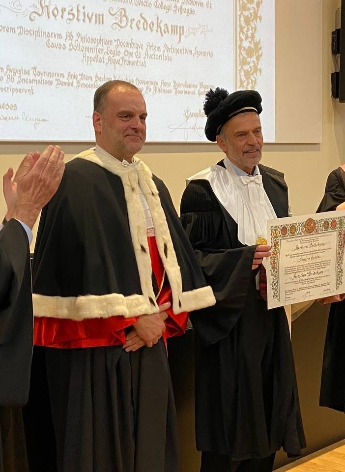 L'università di Torino ha conferito  la Laurea Honoris Causa in Filosofia a Horst Bredekamp
