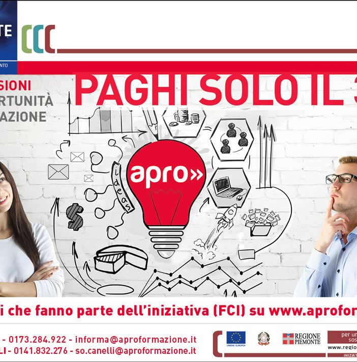 Autunno ricco di opportunità per adulti all'Apro di Alba e Canelli