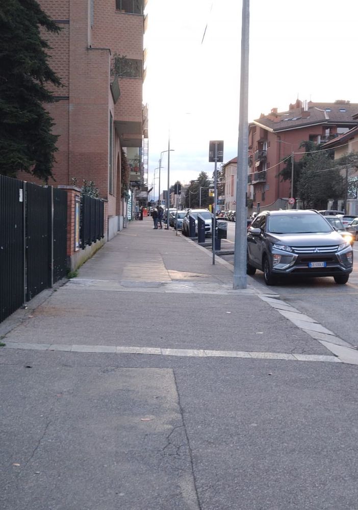 Il punto dove verrà collocata la nuova fermata