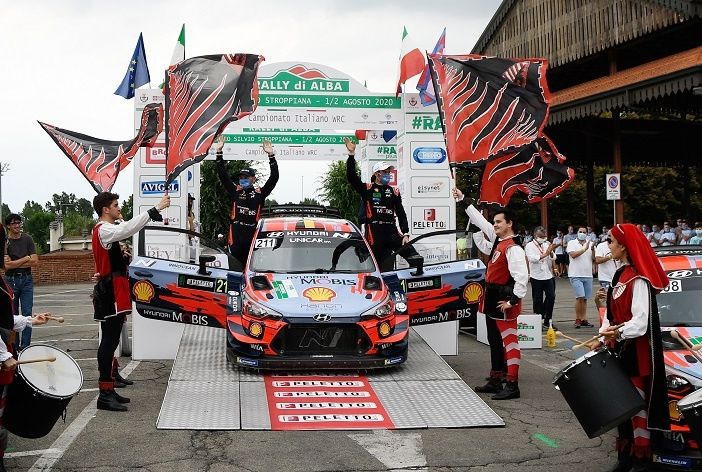 Quattro Hyundai ai primi quattro posti del Rally di Alba