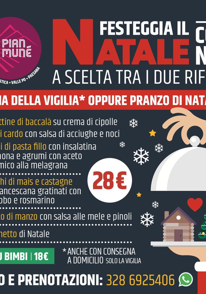 Natale nei rifugi di Pian Munè di Paesana
