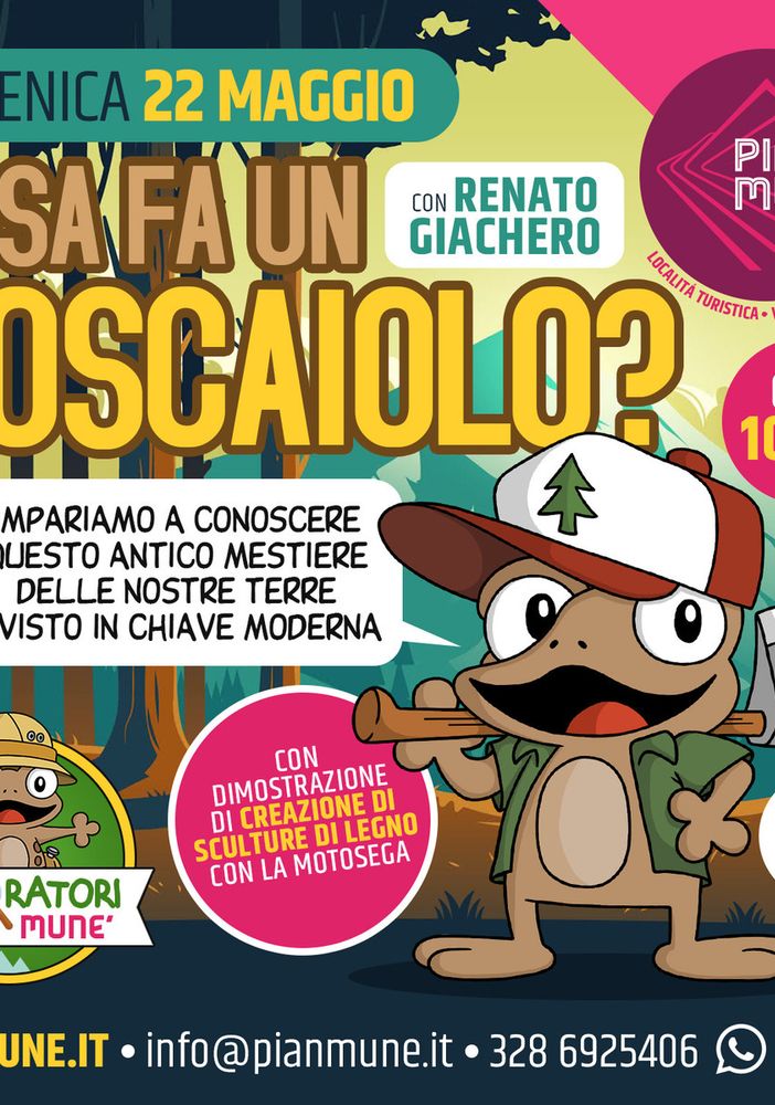 Pian Munè di Paesana: cosa fa un boscaiolo?