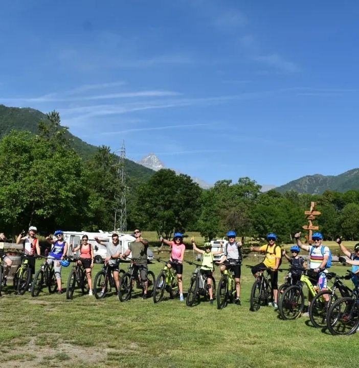 Ciclo-cena a Pian Munè di Paesana