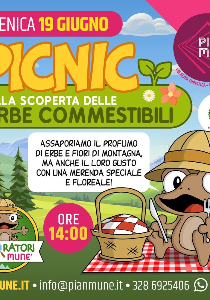 Passeggiate per Famiglie tra luna piena ed erbe commestibili a Pian Munè di Paesana