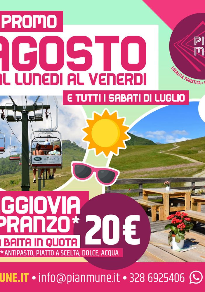 Pian Munè di Paesana, le “promo” dell’estate e gli eventi del fine settimana