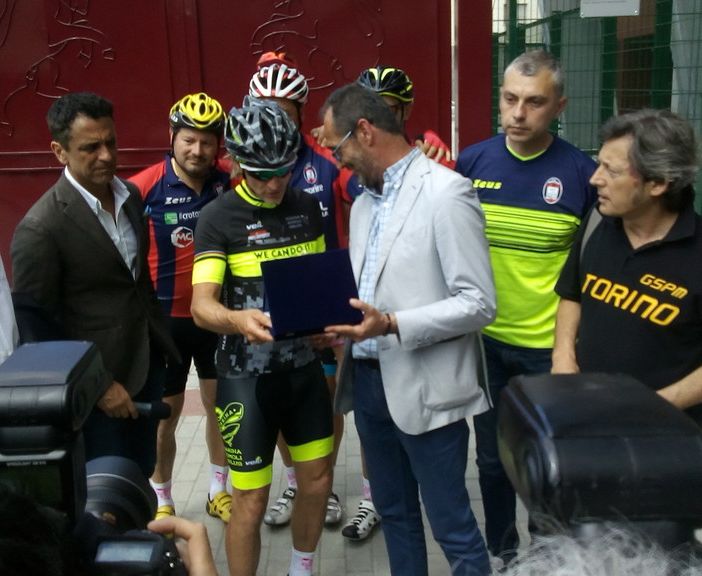 Il Giro d'Italia di Davide Nicola si è concluso a Torino (FOTO E VIDEO)