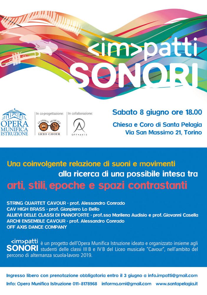 (Im)patti sonori, concerto con le formazioni musicali del Liceo Cavour