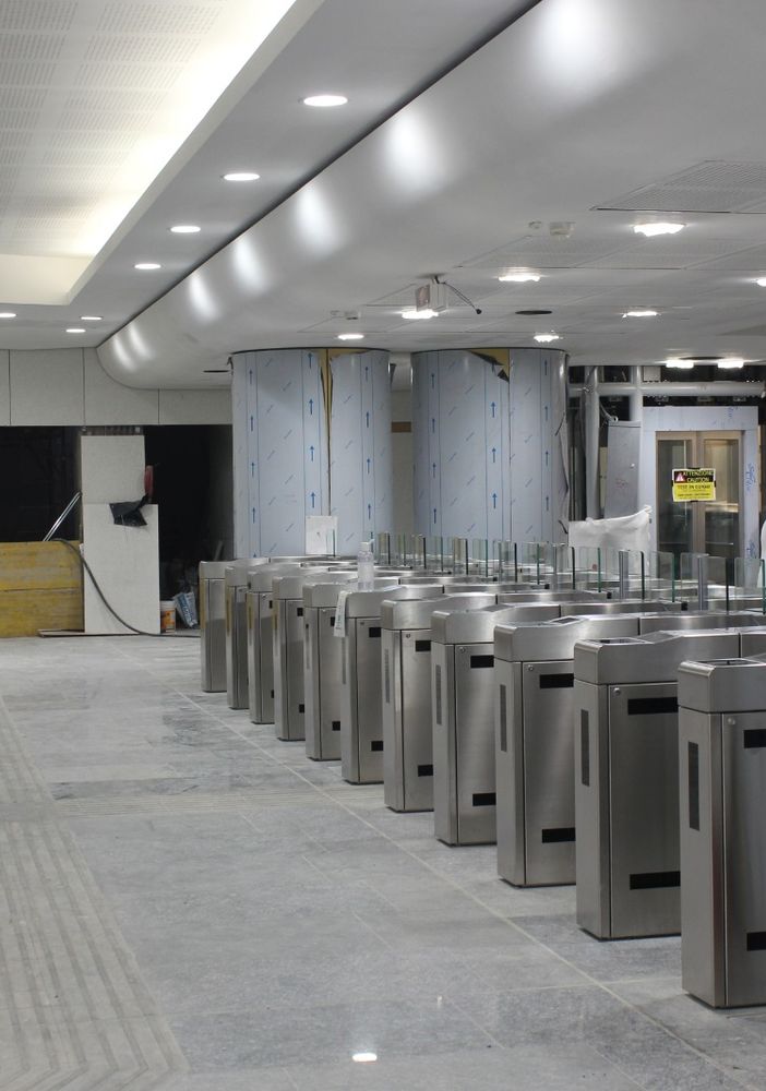 Cantiere della metropolitana in piazza Bengasi
