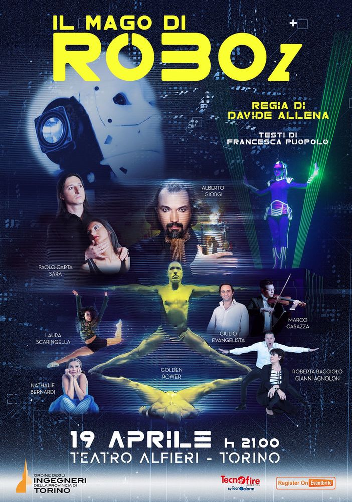 Giovedì 19 aprile al Teatro Alfieri di Torino va in scena Il mago di RobOz