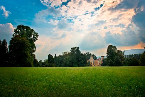 Il parco del Castello di Miradolo