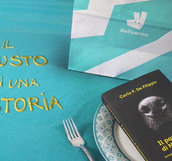 Da Deliveroo a Torino “Il gusto di una storia”: ordini da mangiare...e ti arriva un libro