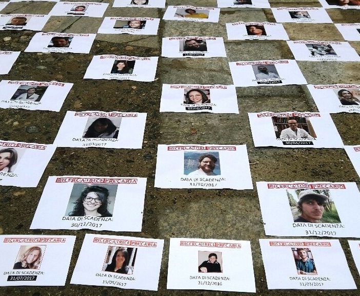 Inaugurazione Anno Accademico Universitario, protesta dei precari: &quot;Unito calpesta la ricerca&quot;