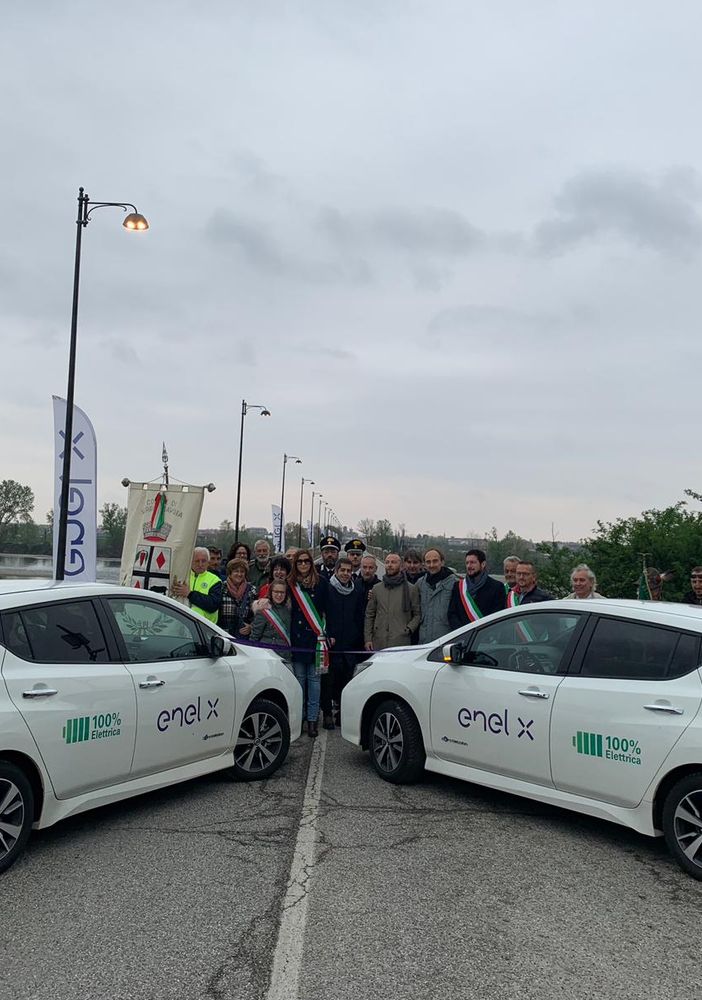 L'energia di Enel per illuminare il ponte di Verrua Savoia