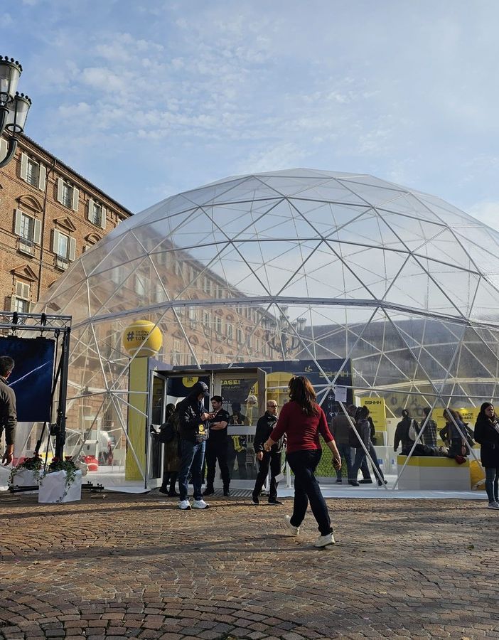 Una immagine della inaugurazione di Casa Tennis Atp Finals 2024